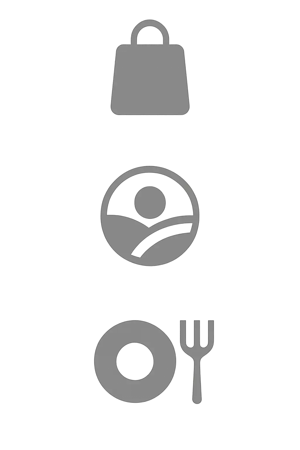 Placeholder logos for Halal Community Council member businesses